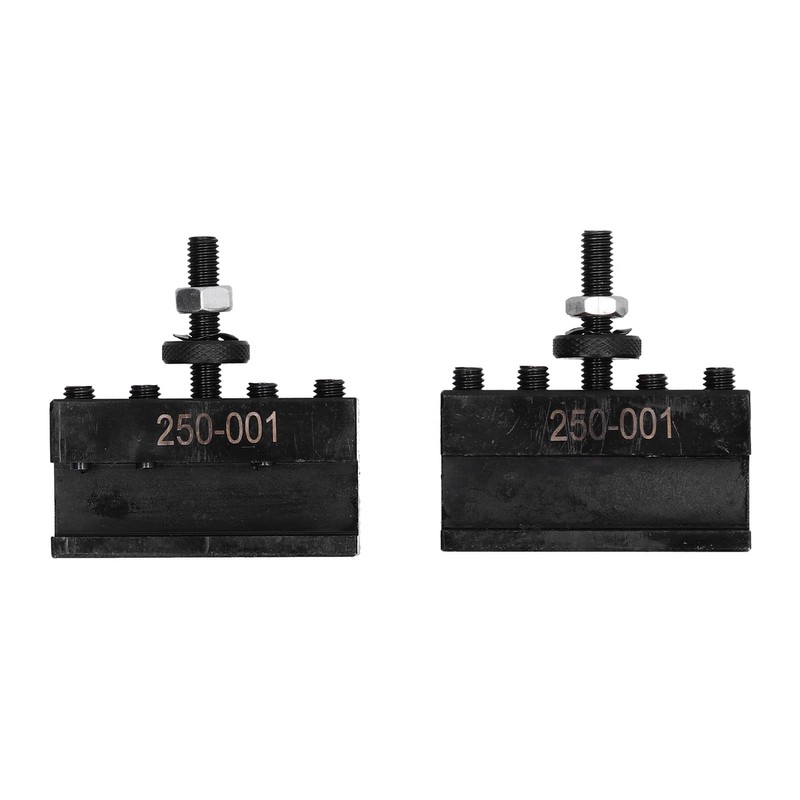2Pcs Tool Post Holder Turinng Facing Boring Piston Wedge Hardware