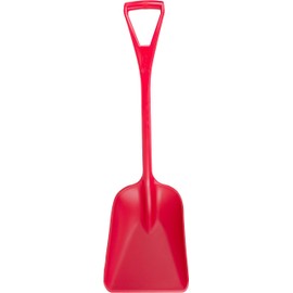 SPARTA 41077EC05 Plastic Sanitary Shovel, Food Safe Plastic Shovel For Commerical Kitchens, 14 Inches, Red