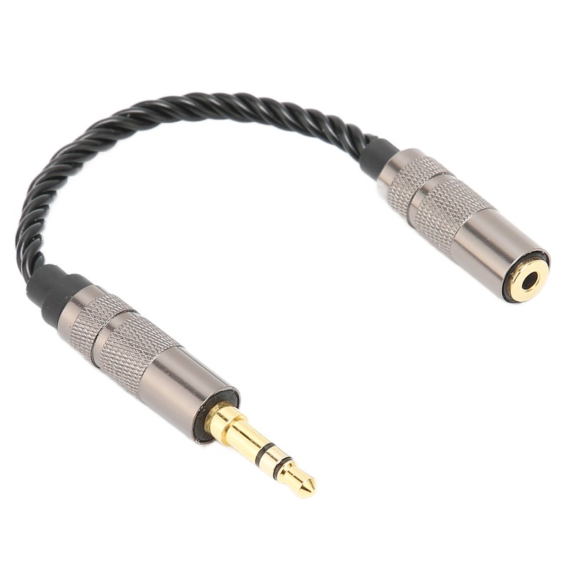 3.5 Male to 2.5 Female Adapter Portable Silver Plated Copper