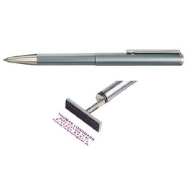 Heri Classic Stamp Ballpoint Pen Silver