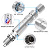 Tunejoy Spark Plug Wrench Magnetic Universal 14 mm & 16