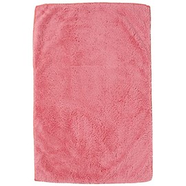 Yamazaki Sangyo 194278 DU798-000X-MB-R Microfiber Cloth, Thick, Absorbent, Wipe Cleaning, Red, Width 12.4 x Depth 19.7 inches (31.5 x 50 cm)