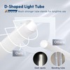Bbounder 10 Pack Linkable LED Utility Shop Light, 4400 LM,