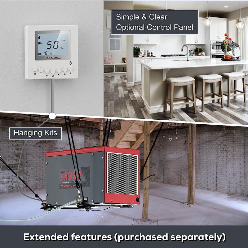 Abestorm Hanging Kits for Crawl Space & Basement Dehumidifiers, Easy