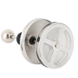 CHENGZI Stainless Steel Double Strainer Manual Milk Frother