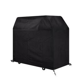 SanGlory Barbecue Cover, Heavy Duty Oxford Fabric Waterproof and Dust-proof Outdoor BBQ Grill Cover for Tepro Toronto Charcoal BBQ-Black (105cm (L) x 49cm (W) x 102cm (H))