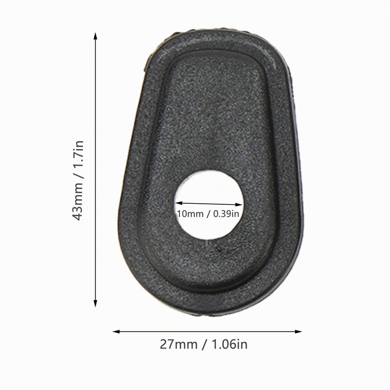 BOROCO 8pcs Motorcycle Refit Indicator Indicator Adapter Spacer Replacement for