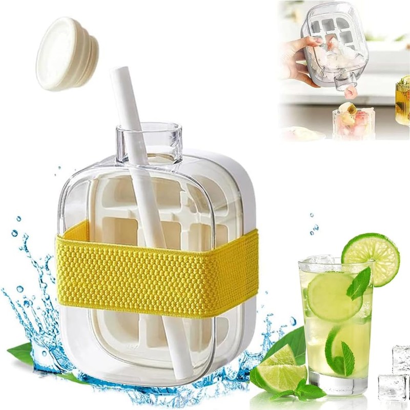 Ice Cube Bottle, Ice Cube Box, Touc Free Vertical Ice