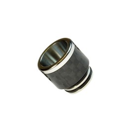 Armerah Top Hat 810 Drip Tip eCig Mouthpiece Short/Wide Carbon/Steel Single