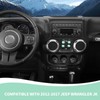 RAZPOY JK Window Switch Cover, 4PCS Center Console Window Switch