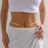 Waist Chain for Women Body Chain Jewelry Silver Rhinestone Waist