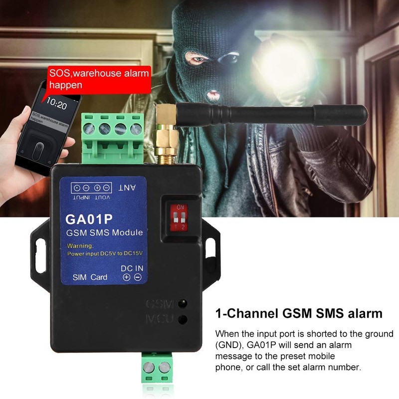 Leapiture GA01P GSM Mini Smart Remote Power Failure Alarm ABS