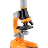 Kids Microscope Set 100x 400x 1200x Magnifications Angle Adjust LED
