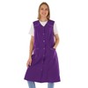 Women's Sleeveless Cooking Apron Apron Button Coat Plain House Dress,