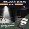 Lendro 4 Pack LED Solar Street Lights Outdoor Waterproof Dusk