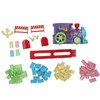 Domino Game Car Toy Set DIY Automatic Placement Domino Train