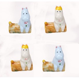 ABOING Japanese-style grocery 4 cartoon animal series Hippopotamus chopsticks stand Household trinkets The hippo