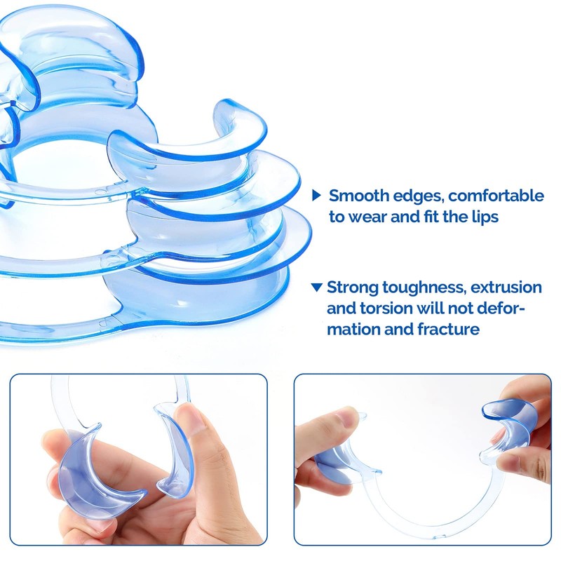 JMU Dental Cheek Retractor, Mouth Opener for Teeth Whitening C-Shape