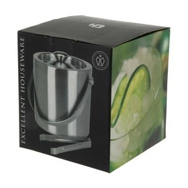 Vilde Ice Bucket Ice Bucket Ice Bucket with Tongs Thermal Stainless Steel