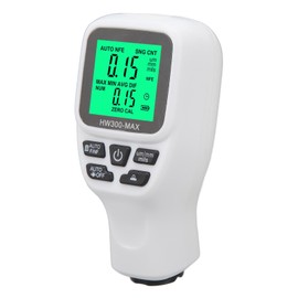 Paint Mil Thickness Gauge, 0-2000 um Paint Coating Tester, Digital Paint Gauge for Car Depth Thickness Gauge, Check the Original Coating of the Car (White)