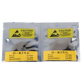 950pcs 0.6mm O Ring Set Sealing Rings Watch Rubber Seals Size 12-30mm