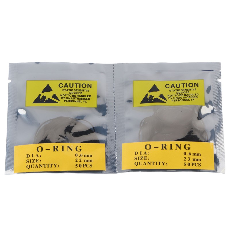 950pcs 0.6mm O Ring Set Sealing Rings Watch Rubber Seals