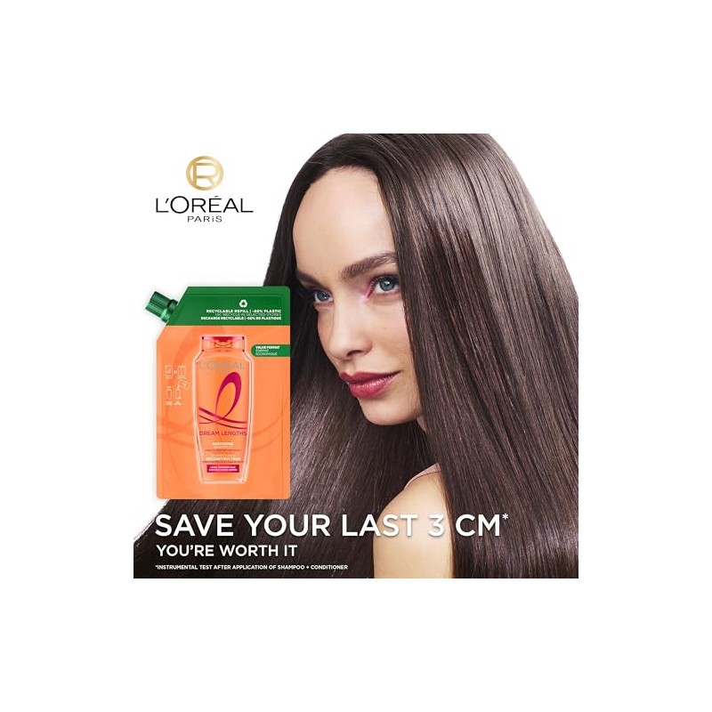L'Oréal Paris Elvive Dream Lengths Restoring Shampoo Refill pouch 500ml