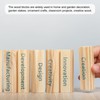 sourcing map 100pcs Wood Sticks, 1/8"x 1/8" x 12" Rectangle