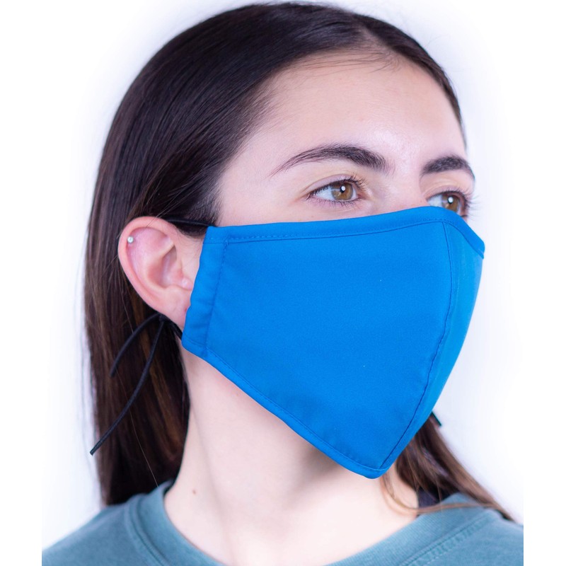 Headmost ComfyMax 3 Layer Fabric Facemask: Water Repellent, Washable &