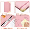 YeeCASE Server Book, Painted Server Books for Waitress, Durable Leather