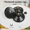 AccEncyc 6 Pcs Strong Thickened Sucker Suction Cup Clear PVC