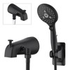 PROOX All Metal Tub Spout with Diverter Matte Black, 6