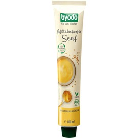 Byodo Organic Medium Hot Mustard in Tube (2 x 100 ml)