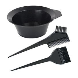Kit de coloración de cabello: Juego de cuencos y pinceles para mezclar el color, cuenco para mezclar y cepillo para teñir el cabello