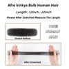 BLL Afro Kinkys Bulk Human For Braiding Hair Mini Twist