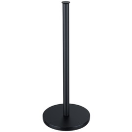 JQK Toilet Paper Storage Stand Matte Black, 304 Stainless Steel Thicken 0.8mm Tissue Reserve Holder 3 Rolls Dispenser for Bathroom, TPS180-PB