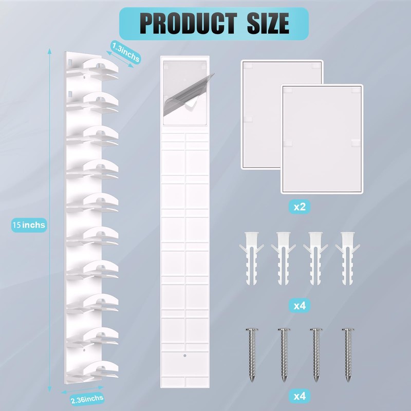 Bhtqdnq 2 Pack Hat Organizer for Baseball Caps, Hat Rack