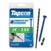 Tapcon 28395 1/4x3-3/4 Blue Star Drive Bugle Head Concrete Anchors