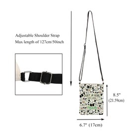 CMNIM Panda Crossbody Bag Panda Lovers Gifts Just a Girl Who Loves Pandas Travel Small Cross Body Cute Panda Crossbody Purse (Panda Crossbody)