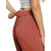 Feiersi Womens Casual Wide Leg Pants High Waisted Button Down
