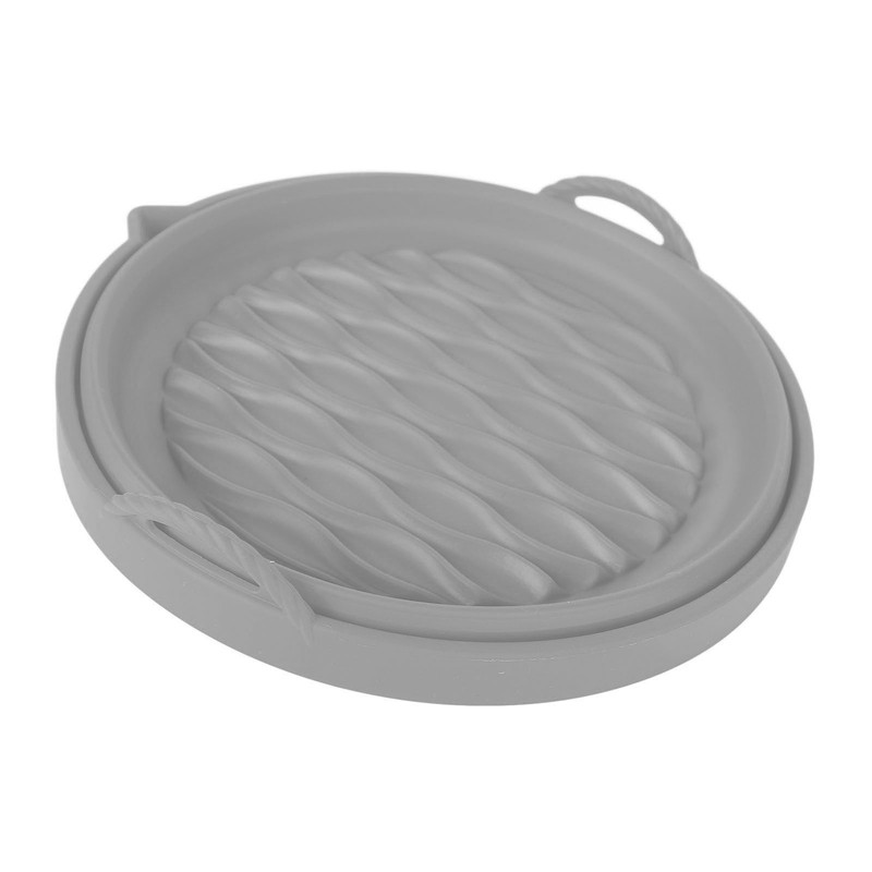 Fryer Silicone Liner Foldable Round Wavy Stripe Heat Resistant Reusable