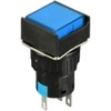 24V Rectangular Reset Switch Momentary Push Button Switch 16mm Car