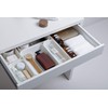 Tatay Drawer Organiser A4 Baobab, Polypropylene, BPA free, White. Measures
