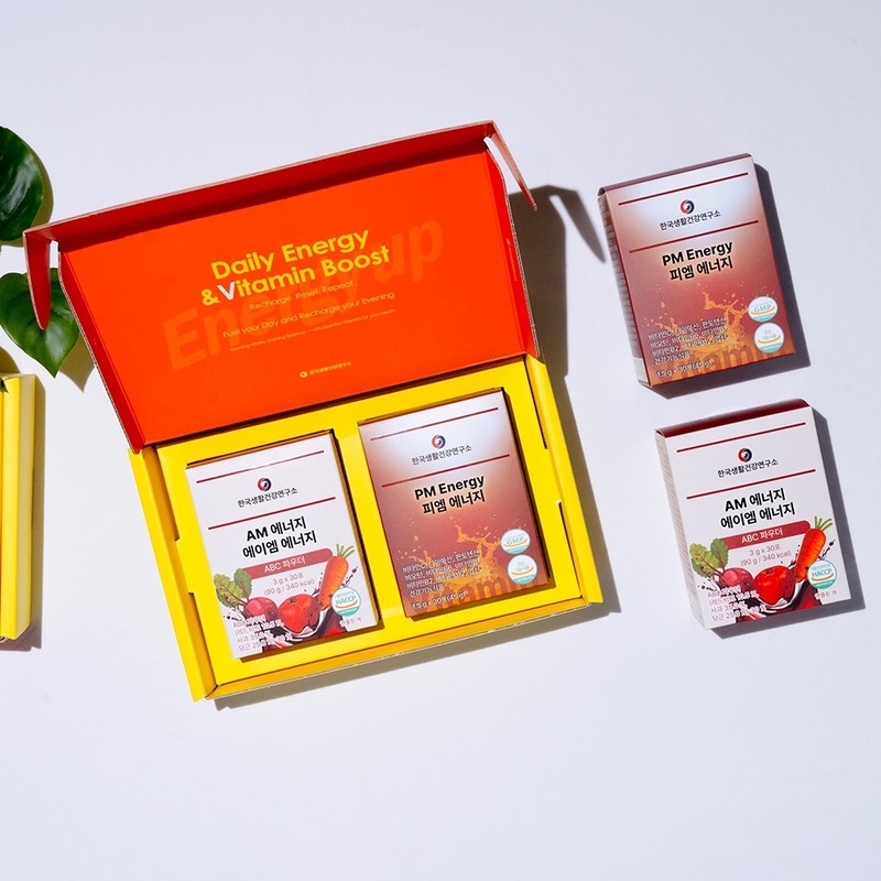 AM Energy + PM Energy Multivitamin Gift Set / AM에너지
