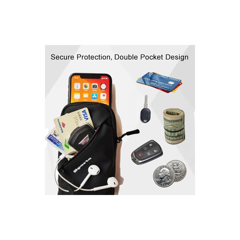 Prime Comfort - Soporte para teléfono celular para caminar, correr,