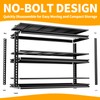 cynnda 3-Tier 48”D X 17.7”W X 40”H Garage Shelving Heavy