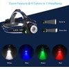 TotaLohan 4 in 1 Multicolor Headlamp 800 Lumen Zoomable One