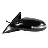 Fit System Driver Side Mirror for Nissan Maxima, Black w/PTM