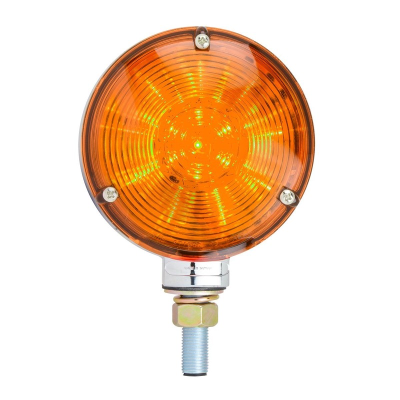 Grand General 77611 Star Amber/Red 4" Double Faced 48 LED