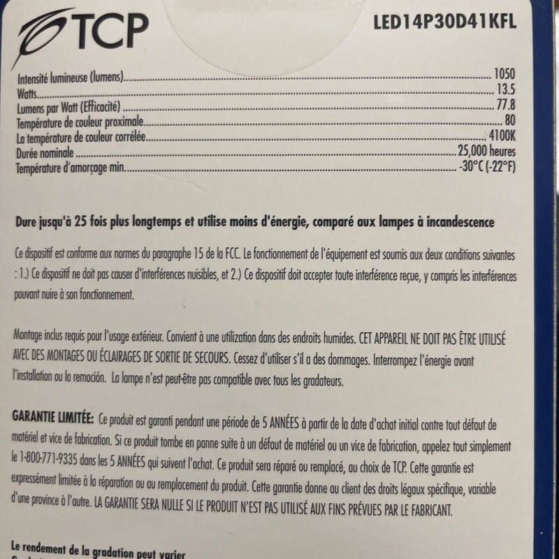 TCP LED ELITE 2 Pack LED Flood Light Bulb 75